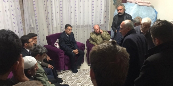 Şehit ateşi Bitlis'e düştü
