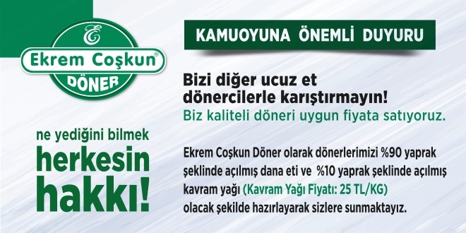 Ekrem Coşkun'dan net açıklama