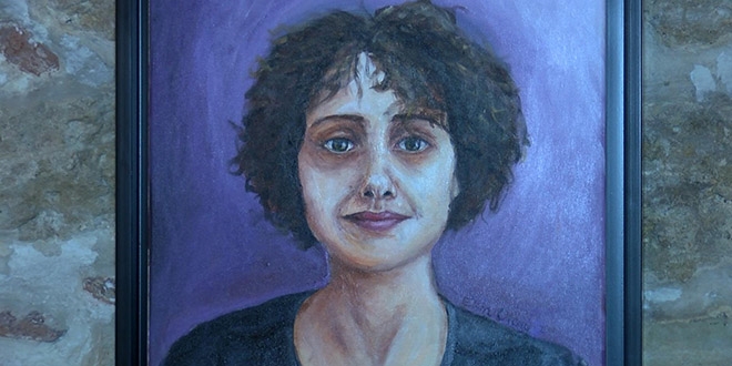 Ekin Olcay Taşbaşı 13 yaşında resim sergisi açtı