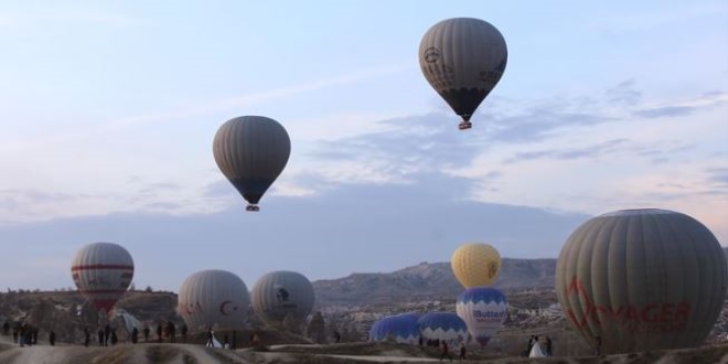 Kapadokya, turizmde yl rekorla kapatacak