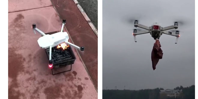 Drone kebap sektrne de girdi