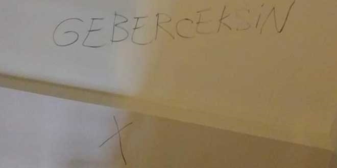 Alevi vatandaşın kapısına işaret koyanın kim olduğu ortaya çıktı