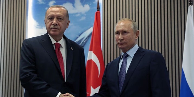 Erdoan ve Putin Libya krizini grecek
