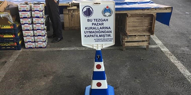 Ankara'da kaba sluba tezgah kapama cezas