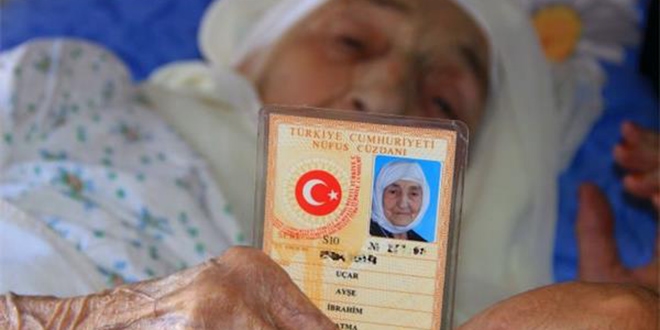 Türkiye'nin en yaşlı insanı öldü