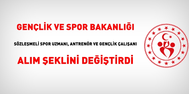 Spor uzmanı, antrenör ve gençlik çalışanı; artık 4/B statüsünde istihdam edilecek