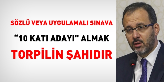 Bakan bey; sözlü sınava '10 katı adayı almanın' ne anlama geldiğini biliyor mu?