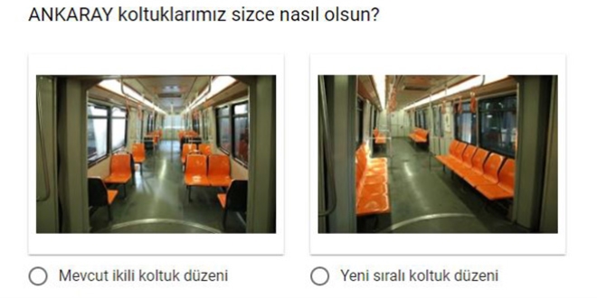 Ankara Bykehir'den 'koltuklarmz nasl olsun?' anketi