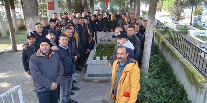 Şehidin arkadaşlarından 23 yıllık vefa