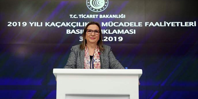 Bakan Pekcan, 2019 yılı kaçakçılıkla mücadele sonuçlarını açıkladı