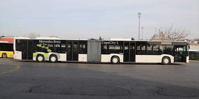 Metrobüs hattına yeni araç... Testine başlandı