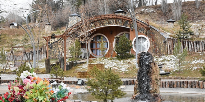 Sivas'ta yılbaşının gözdesi 'Hobbit' evleri