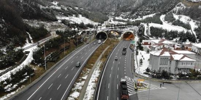 Bolu Dağı Tüneli'nden yaklaşık 11,3 milyon araç geçti