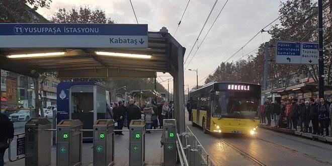 Kabata-Baclar hattnda tramvay seferlerinde aksama