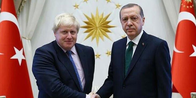 Erdoğan, İngiltere Başbakanı Johnson ile telefonda görüştü