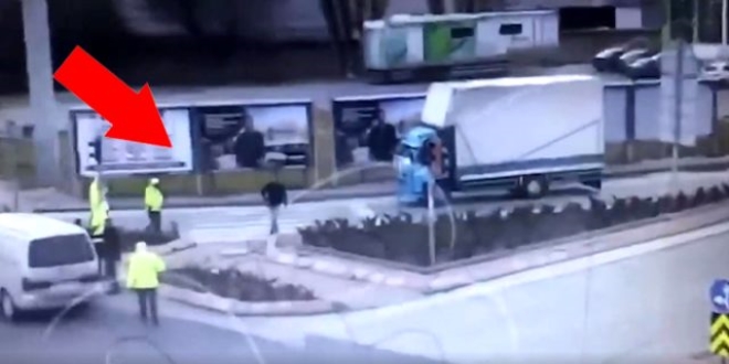 Polisin eylemciye yardımını darp gibi yansıtan kişi salıverildi