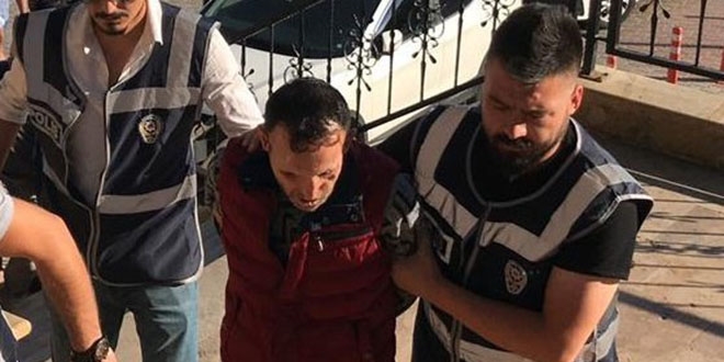 Tutuklu bulunan yüz nakilli Recep Sert, hastaneye kaldırıldı