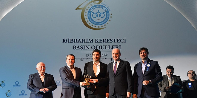 Memurlar.net'e, internet gazeteciliğinde en iyi basın ödülü
