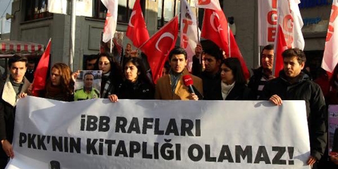İBB'nin Selahattin Demirtaş'ın kitabını satmasına protesto