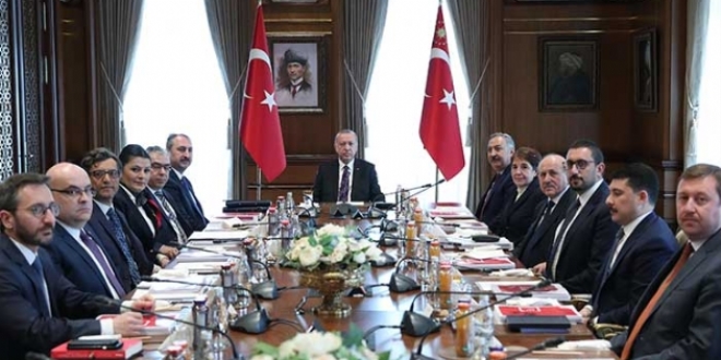 Hukuk Politikaları Kurulu, Erdoğan başkanlığında toplandı