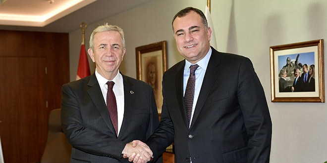 Mansur Yavaş'tan Çankaya Belediyesine ziyaret