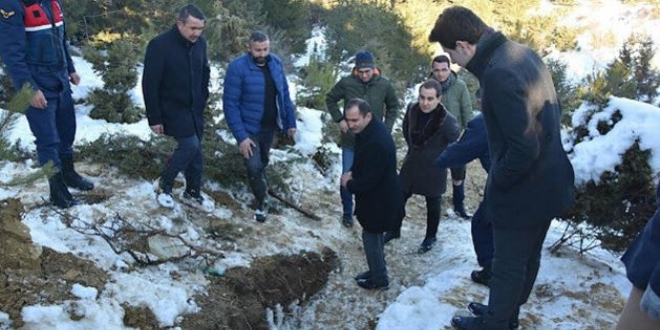 Define için tünel kazan şüphelileri kaymakam yakalattı