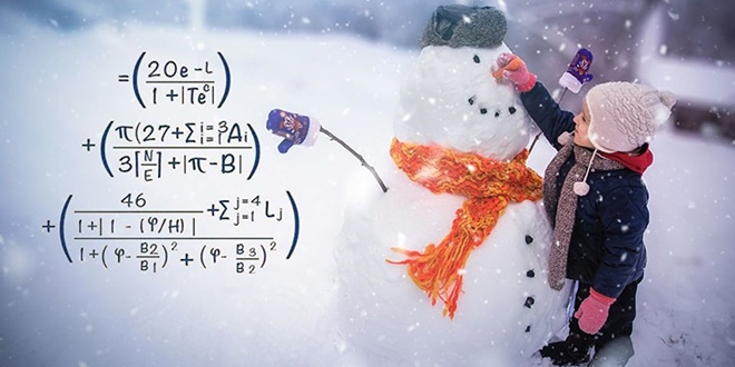 'Mükemmel kardan adam' yapmanın matematiksel formülü