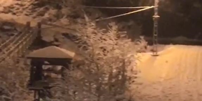 Rize'de aniden bastıran kar hayatı olumsuz etkiledi