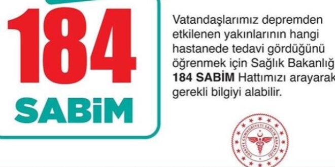 Bakan Koca: 184 SABİM hattını arayın