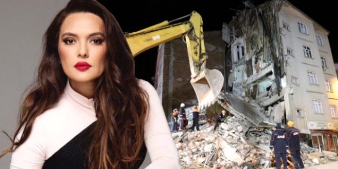 Demet Akalın, Elazığ'a mont ve bot yardımında bulundu