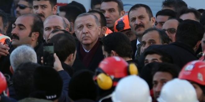 Erdoğan, Elazığ'a destek olan hayırseverlere teşekkür etti