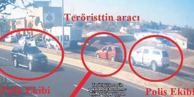 PKK'lı terörist, uzman çavuşun aracından çıktı