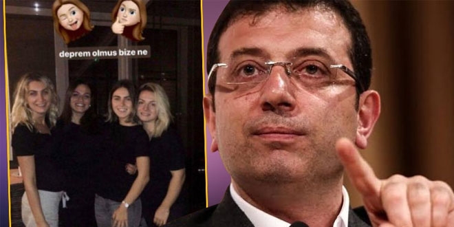 Ekrem İmamoğlu'nun baldızından olay paylaşım! Deprem olmuş bize ne