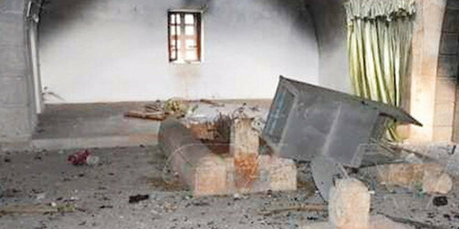 Halife Ömer'in türbesini yaktılar