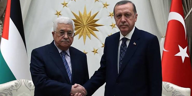 Erdoğan, Mahmud Abbas ile 'sözde barış projesini' konuştu