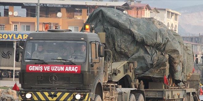 Suriye sınırına tank sevkiyatı