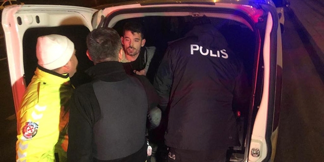 Başkentte polisten hayat kurtaran müdahele