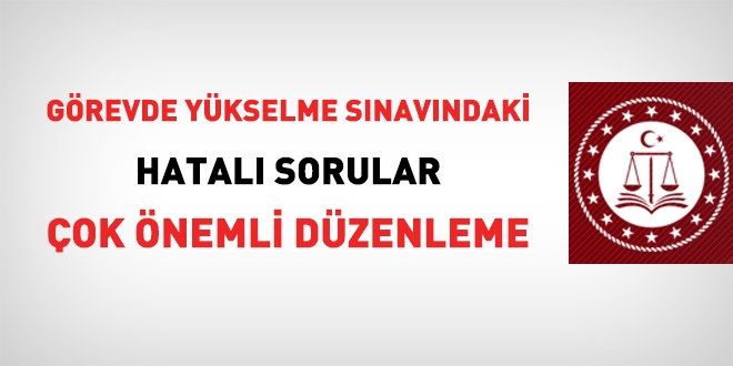 GYS'deki hatalı sorular için önemli düzenleme