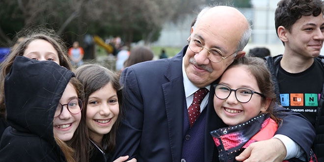İTÜ Rektörü, Doğa Koleji öğrencileriyle buluştu