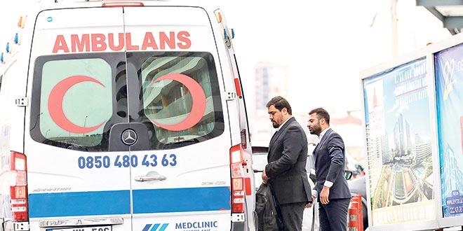 VIP ambulans! Hastaya 400 patrona 700