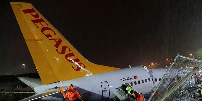 Pegasus, uçağın pistten çıkmasına ilişkin açıklama yaptı
