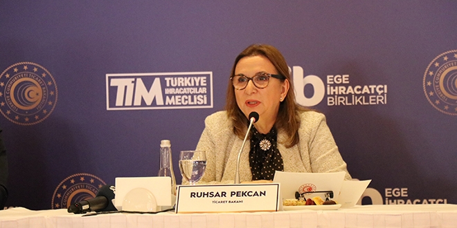 Ticaret Bakanı Pekcan'dan gıda ihracatçılarına açık çek