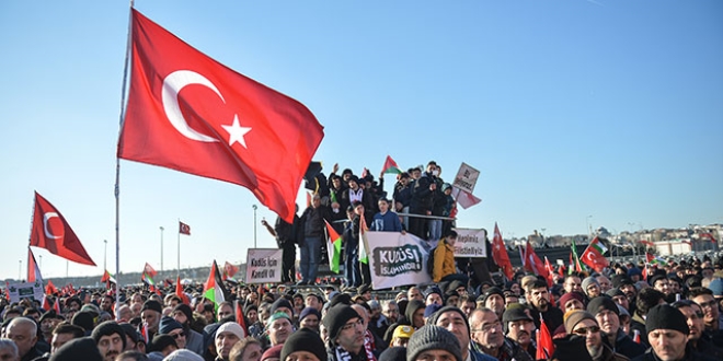 Yenikapı Meydanı'nda 'Büyük Kudüs Mitingi'