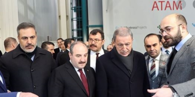 Bakanlar Akar ve Varank ile MİT Başkanı Fidan'dan TÜBİTAK'a ziyaret