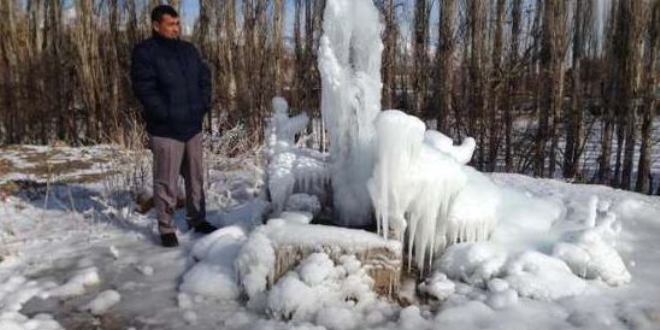 Doğu'da soğuk hava: Göle eksi 40