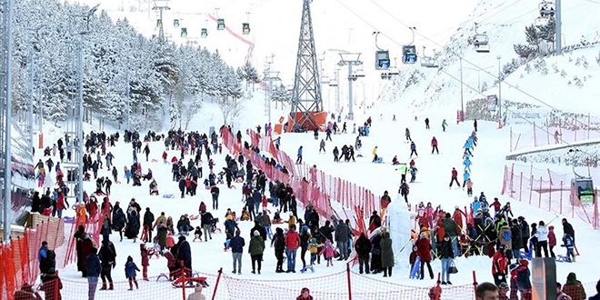 'Kış turizminin gözdesi' Erzurum 1 milyonluk hedefi aştı