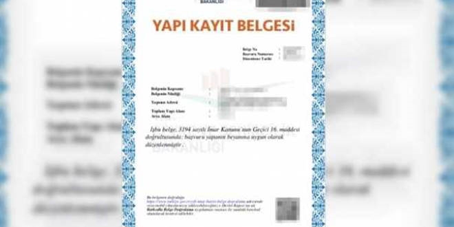 İmar Barışı'nda 30 bini aşkın yapı kayıt belgesi iptal edildi