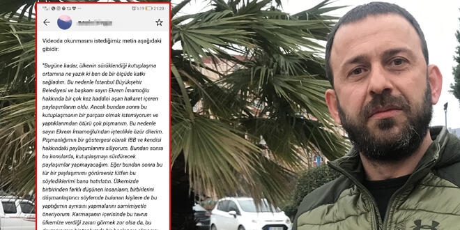İmamoğlu'nu eleştirdi, pişmanlık videosu şartıyla uzlaştı