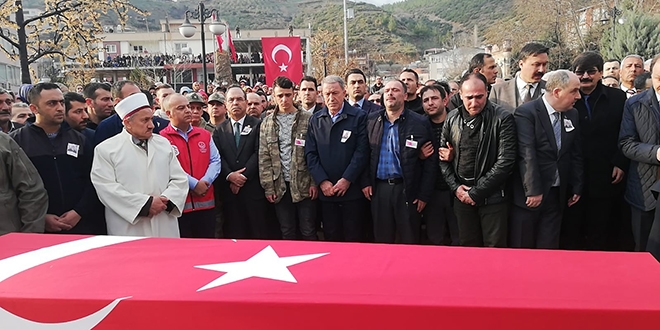 İdlib şehitleri son yolculuğuna uğurlanıyor