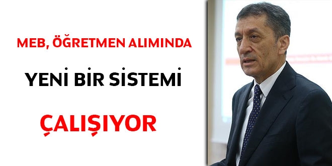MEB, öğretmen alımında yeni bir sistemi çalışıyor